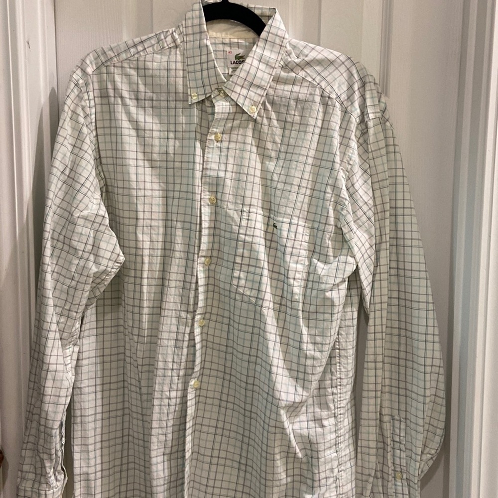Lacoste sport shirt size 42 L